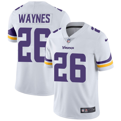 Minnesota Vikings #26 Limited Trae Waynes White Nike NFL Road Men Jersey Vapor Untouchable